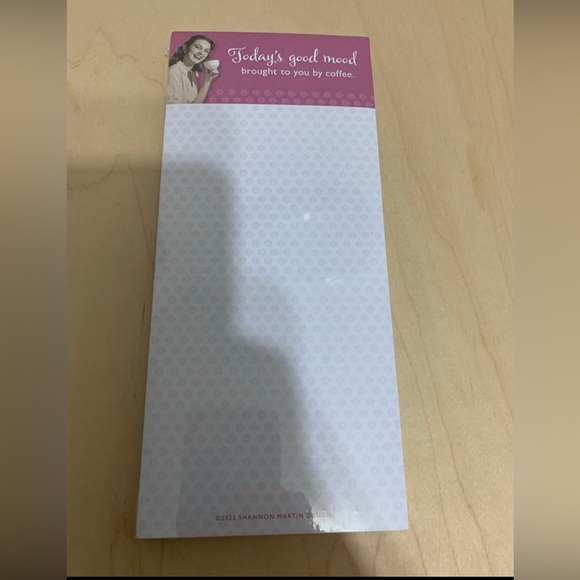 Magnetic Coffee Notepad - Picture 2 of 2